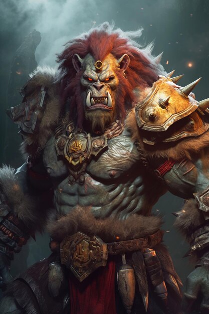 Um personagem do jogo warcraft.