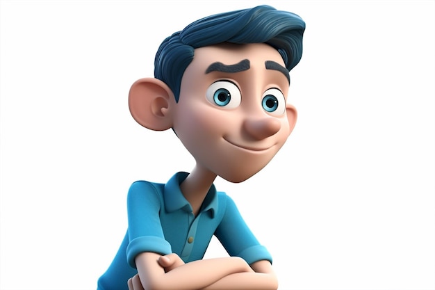 Um personagem para animação pixar Generative ai