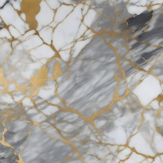Foto um piso de mármore com mármores dourados e brancos