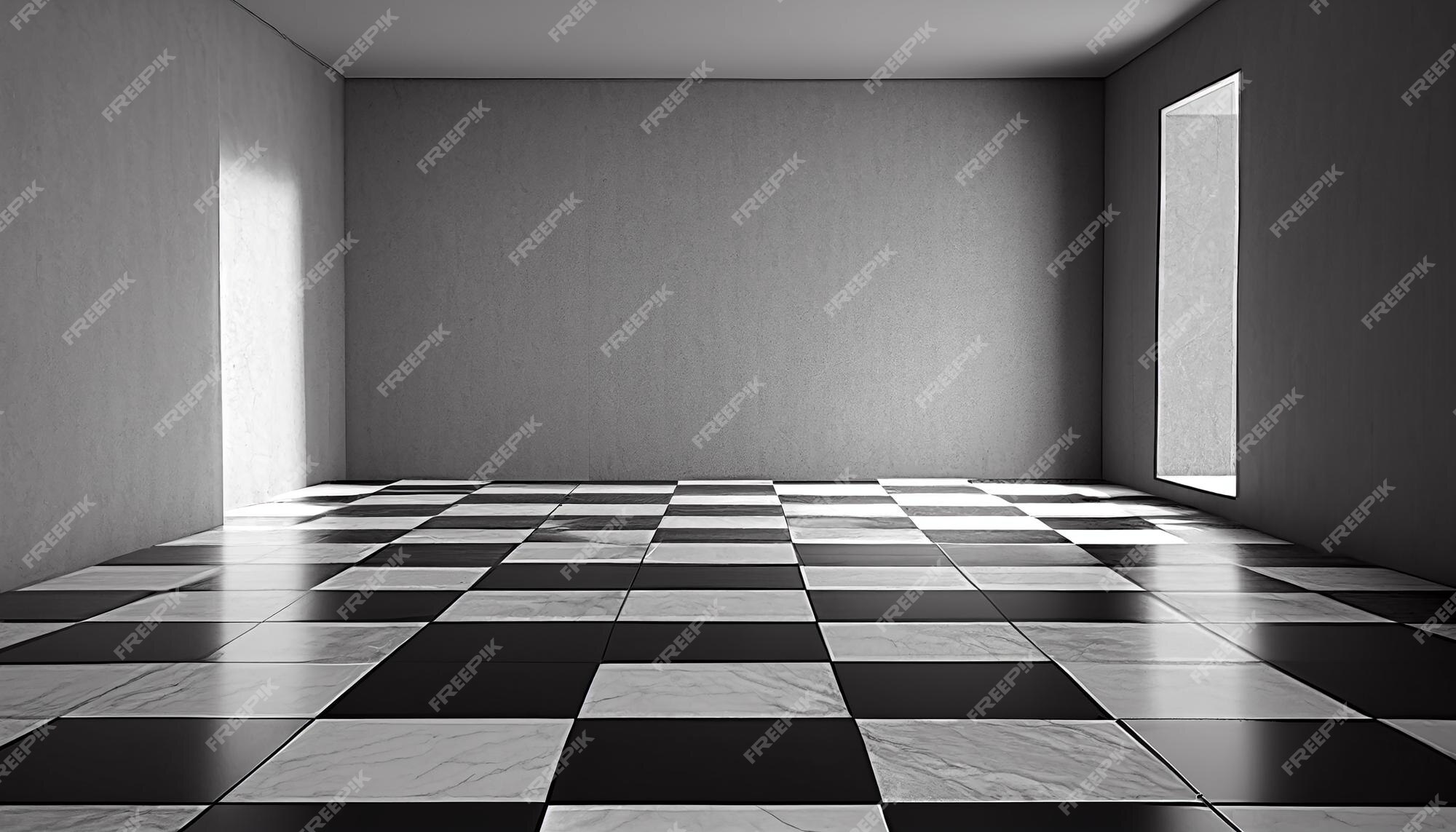 Fundo De Piso De Xadrez Preto E Branco Vazio. Ilustração Vetorial Royalty  Free SVG, Cliparts, Vetores, e Ilustrações Stock. Image 85830648