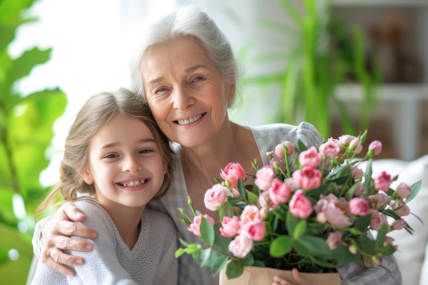 Um presente para a mãe.