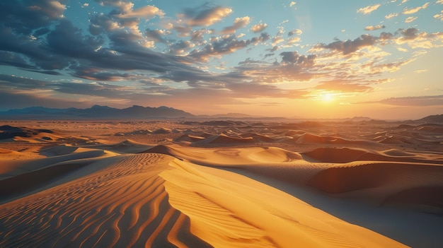 Foto um projeto de recuperação do deserto usando usinas de dessalinização movidas a energia solar