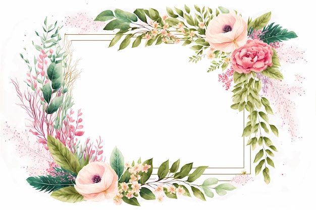 Um quadro com um padrão floral