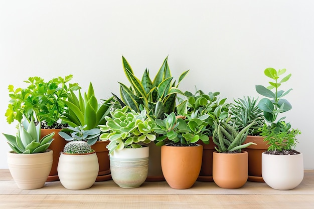 Um quarto cheio de plantas em vaso