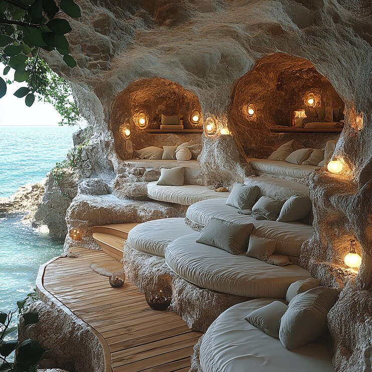 Foto um quarto com uma cama que tem o número 3