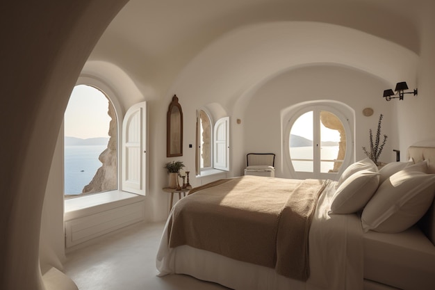 Um quarto com vista para o mar