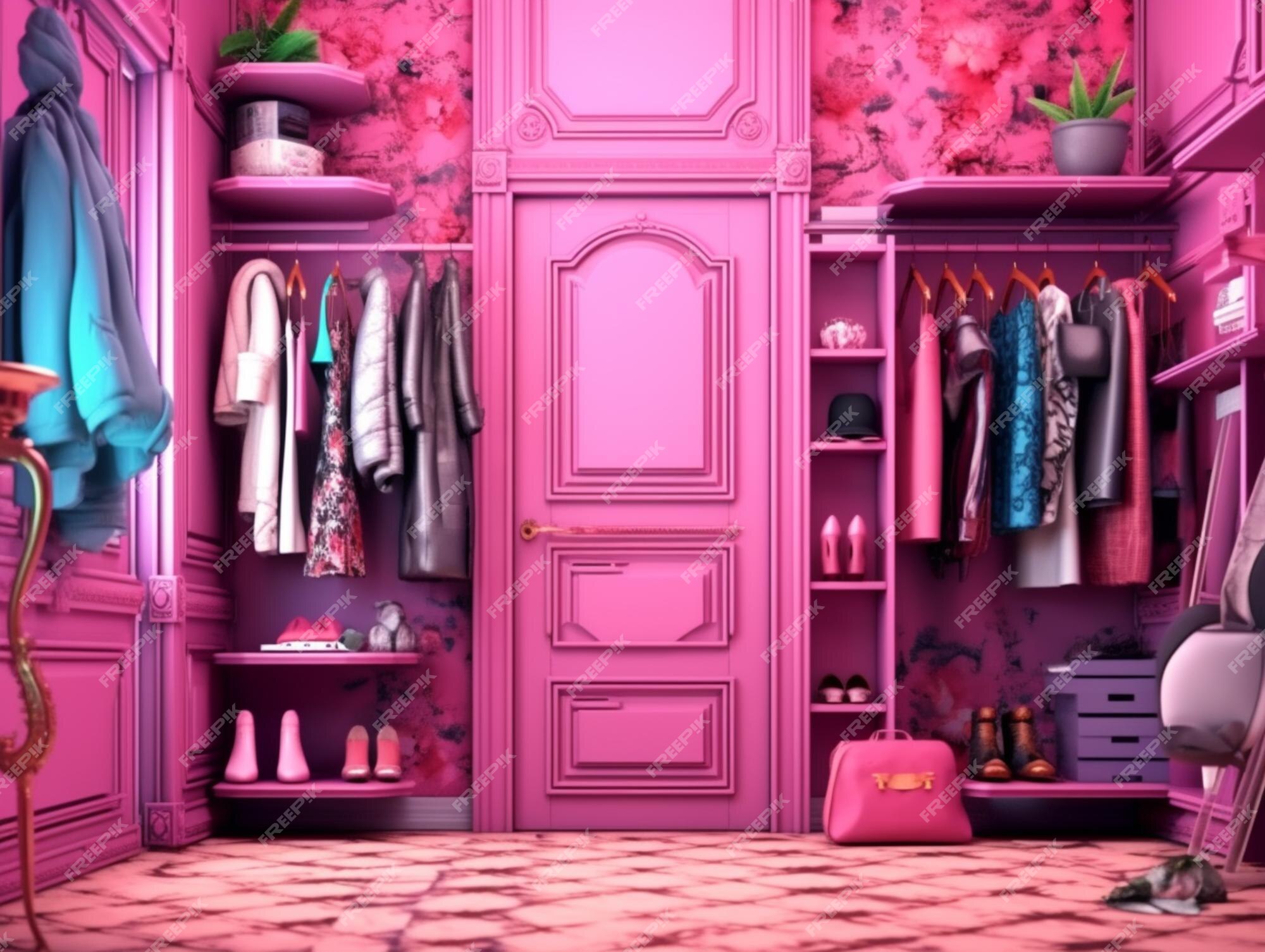 Como fazer Guarda-Roupa Closet com Papelão, para Barbie e Outras