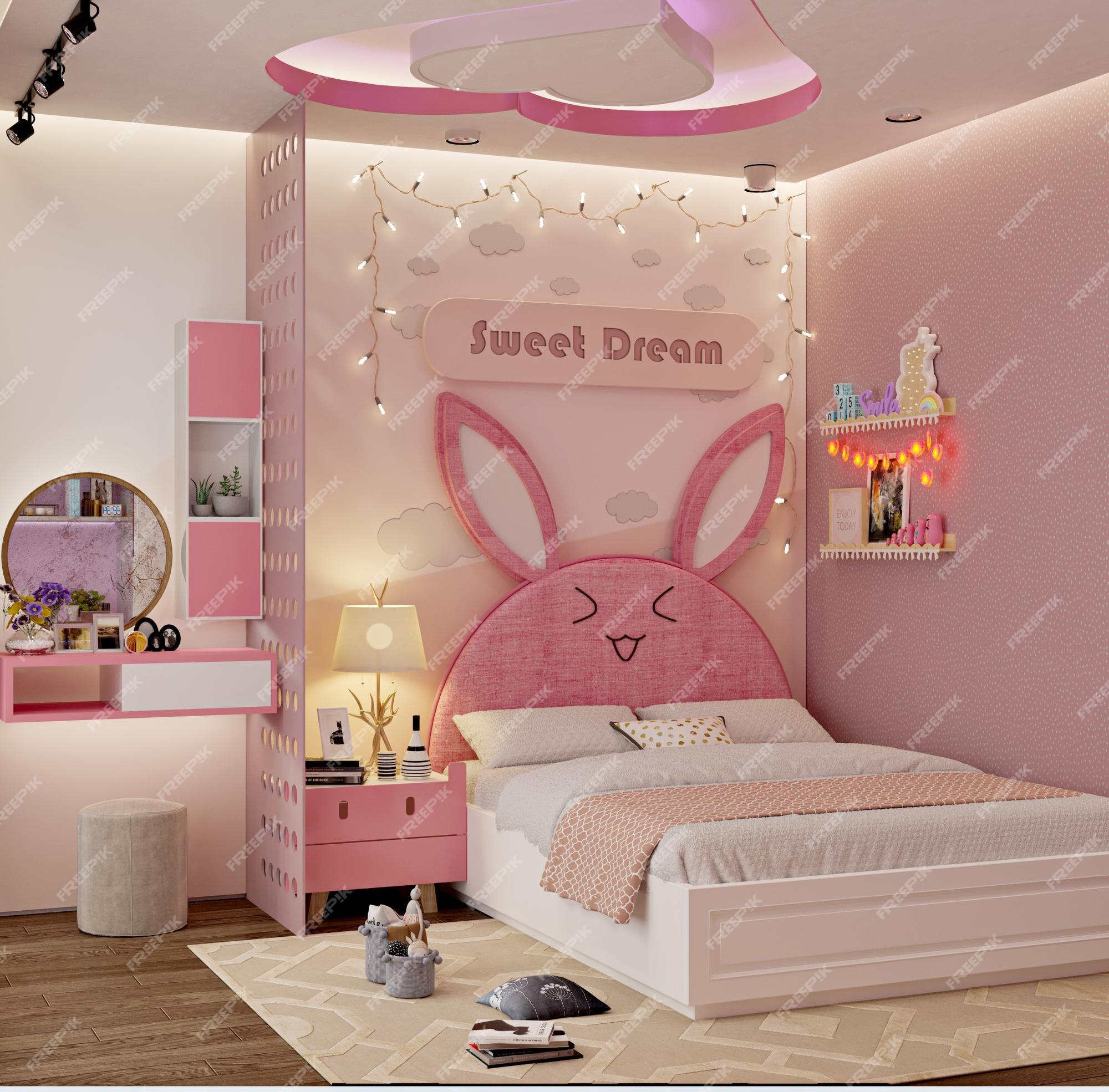 Quarto Da Menina Do Adolescente Com a Parede Cor-de-rosa Brilhante E  Interior Simples Imagem de Stock - Imagem de casa, arquitetura: 72695841