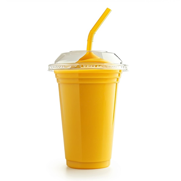 um recipiente de plástico amarelo com uma tampa que diz limpo no lado