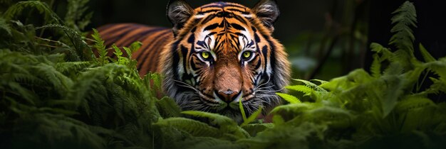 Foto um retrato majestoso da natureza selvagem