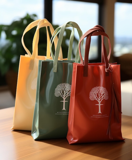 Um saco de compras projetado para momentos de paz