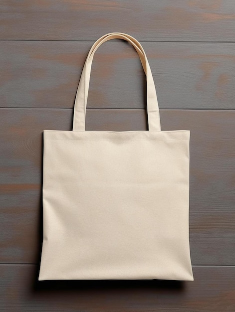Um saco feito à mão com uma alça.