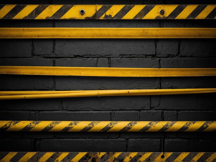 Foto um sinal amarelo e preto que diz " não "