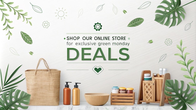 Um sinal para a nossa loja a vender produtos.