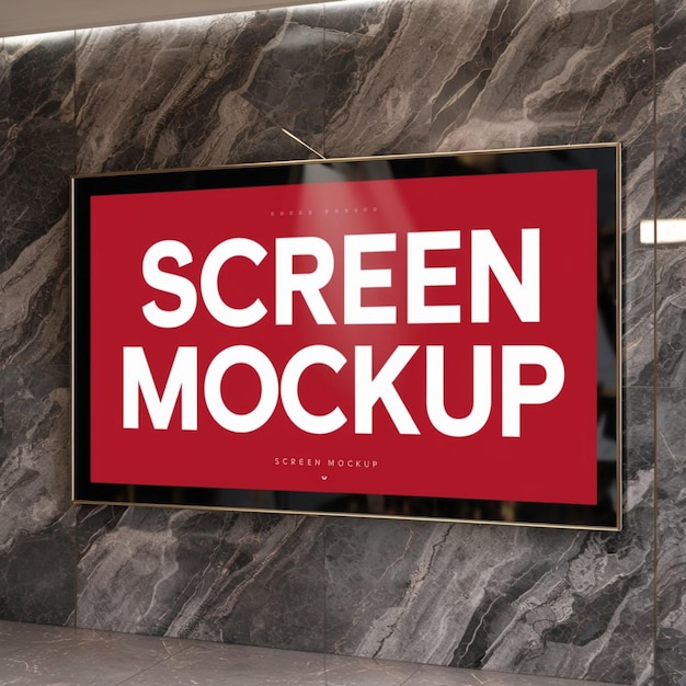 um sinal que diz "screen up for a movie set up quot"