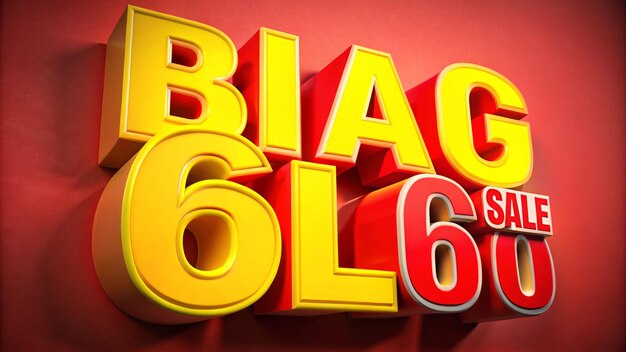 um sinal vermelho que diz " b 6 " está em um fundo vermelho