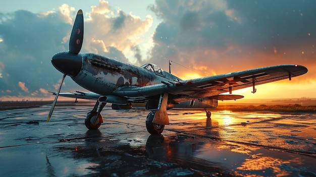 Foto um super close-up de um messerschmitt bf109f da luftwaffe alemã durante a segunda guerra mundial