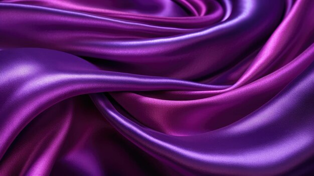 Foto um tecido de seda roxo
