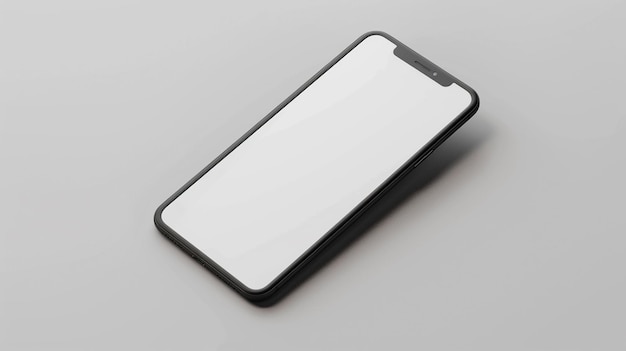 um telefone inteligente preto com uma tela branca que diz citação a tela citação nele
