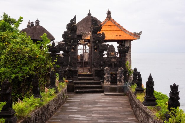 Um templo na ilha de bali