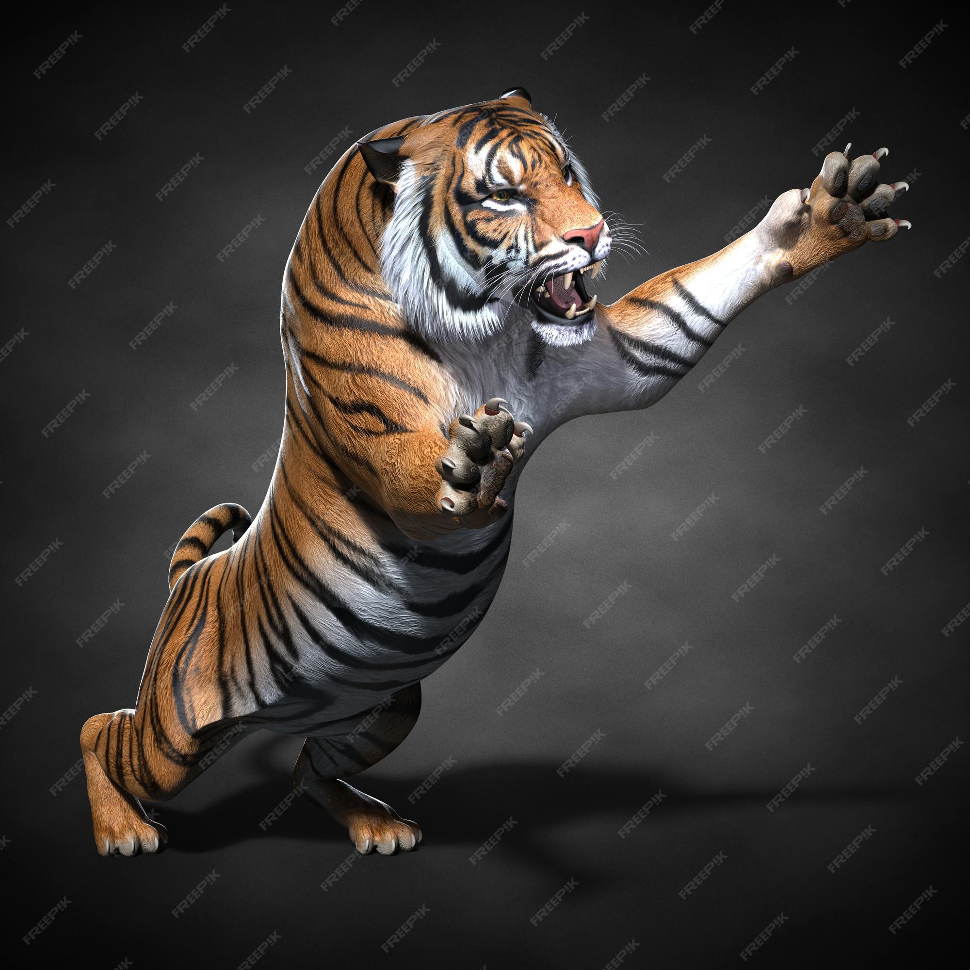 Tigre 3d  Foto Premium