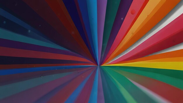 um triângulo colorido de arco-íris é mostrado em um triángulo de cor arco-Írise
