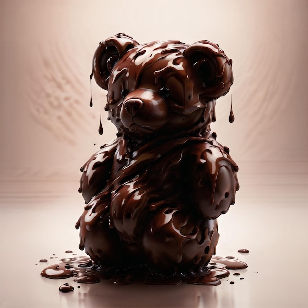 um urso de chocolate