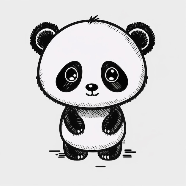 Panda Urso Retrato Bonito Com Nome Texto Sorriso Cabeça Dos Desenhos  Animados Forma Redonda Rosto Animal, Ilustrações De Ícone Vetorial Isolado  No Fundo Branco. Plano Simples Para Cartaz De Crianças, Aplicativo Móvel