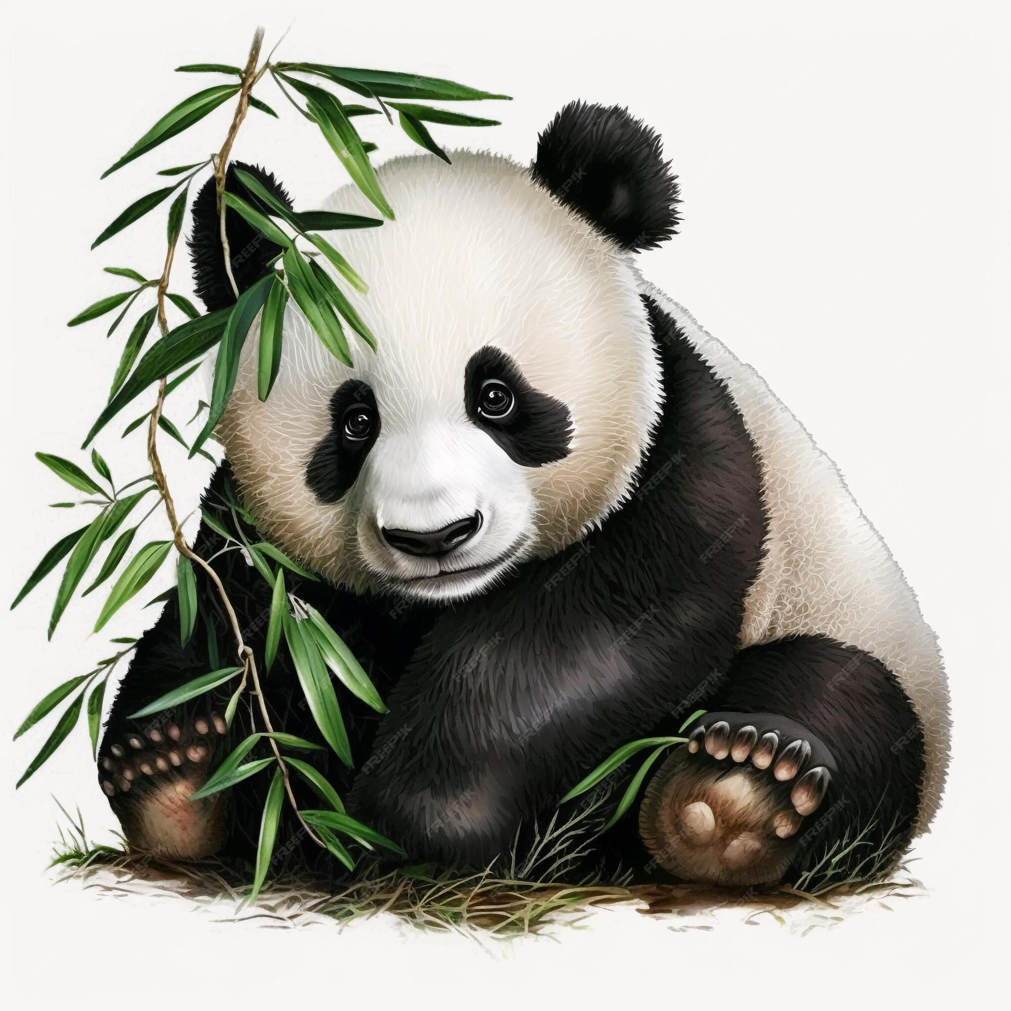 Adesivo de parede árvore com ursos panda