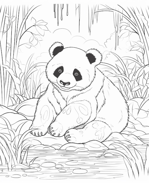 Desenho Para Colorir panda - Imagens Grátis Para Imprimir - img 27865