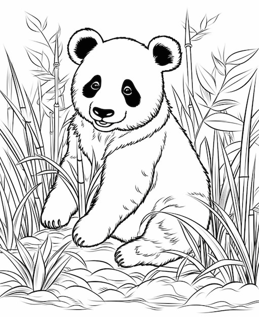 Desenho Para Colorir panda - Imagens Grátis Para Imprimir - img 27865