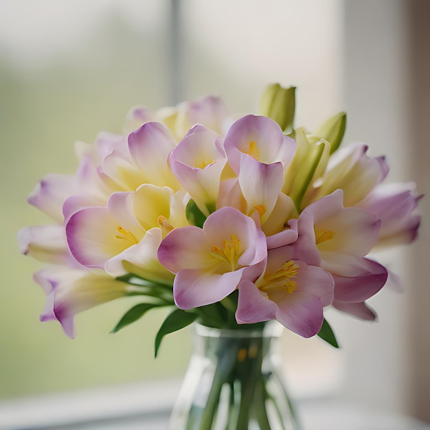 um vaso de flores com a palavra "primavera" na parte de baixo