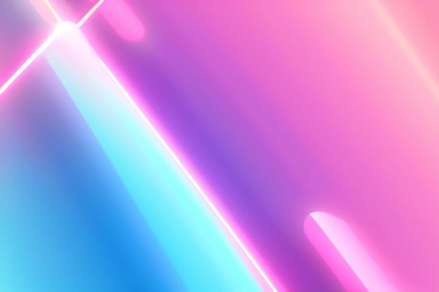 Foto um vibrante fundo gradiente abstrato futurista com uma mistura de neon e tons metálicos