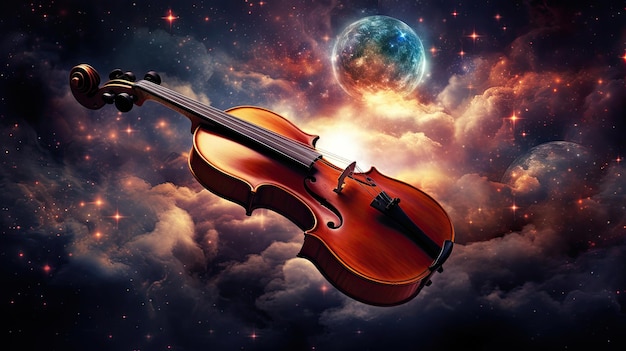 um violino é o nome do artista.
