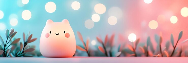 Foto uma adorável peça de decoração inspirada em gatos ilumina qualquer espaço com um brilho encantador e um design brincalhão