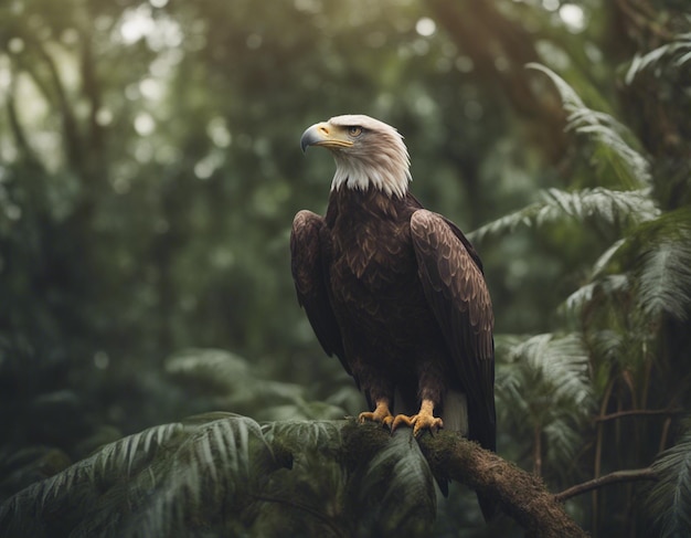 Uma águia na selva