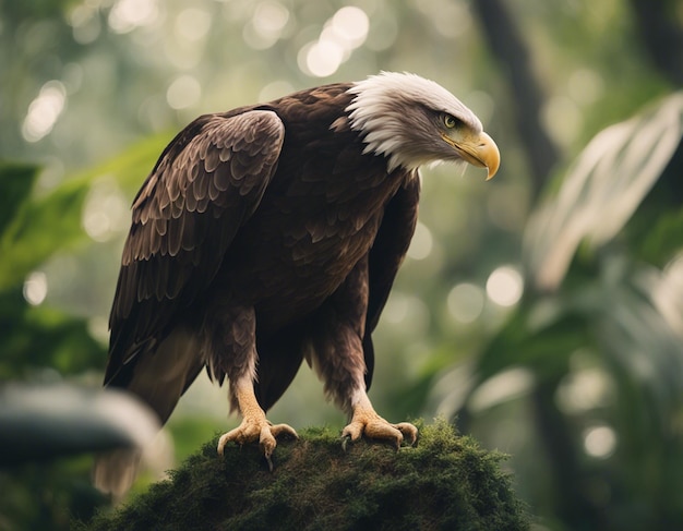 Uma águia na selva