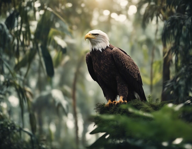 Uma águia na selva