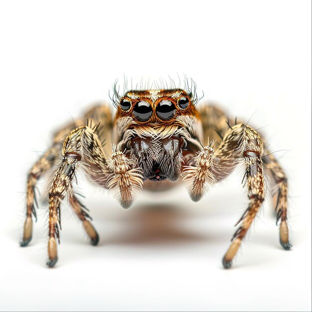 Foto uma aranha com fundo branco id de trabalho 8572d5f2aa9949e89ca9d53dc7e21082