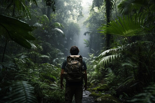 Uma aventura de mochileiros na selva densa