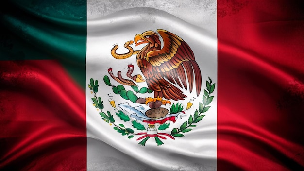 uma bandeira com a bandeira do estado da América