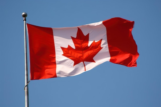 Uma bandeira com a palavra canadá