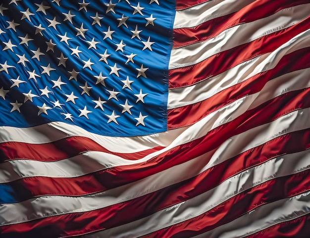 Uma bandeira com a palavra EUA