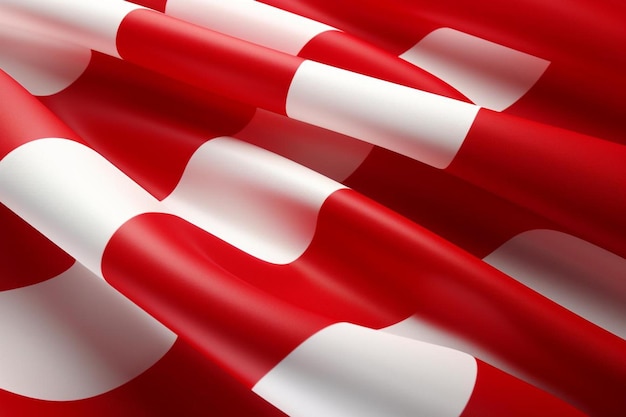 uma bandeira com uma borda branca e vermelha e as palavras "a nacional".