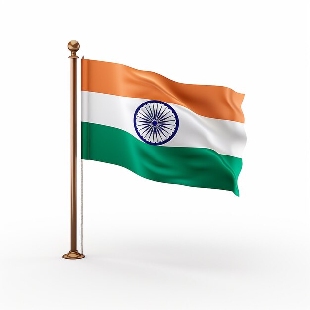 Foto uma bandeira do dia da independência da índia