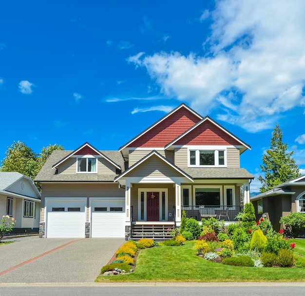 Uma bela casa de família na Colúmbia Britânica, Canadá.