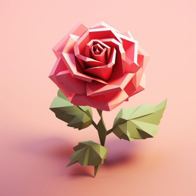 Uma bela flor de rosa .