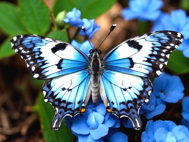 Uma bela foto de borboleta foi gerada