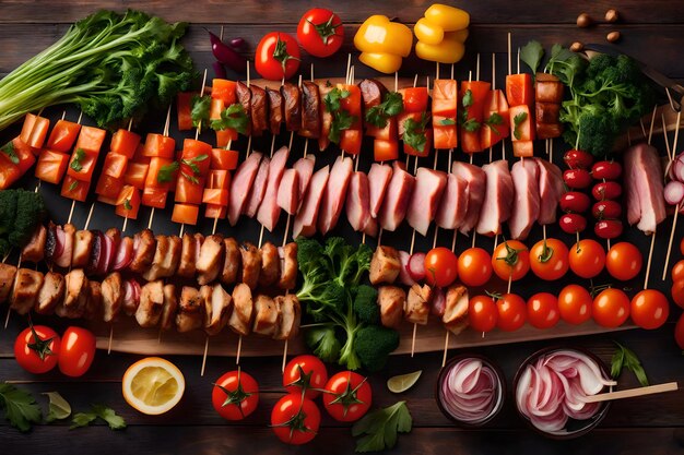 Uma bela foto de comida é uma obrigação para o trabalho diário Alimentação gerada pela IA Melhor foto maravilhosa Alimentação