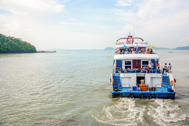 Uma bela vista da Ilha Phi Phi localizada na Tailândia